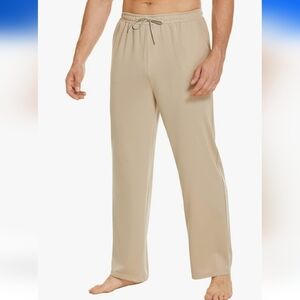 Deyeek Men's Lightweight Sweatpants Open Bottom Sweat Pants Straight Leg - XXL